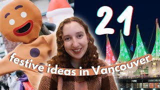 21 Things to do in Vancouver during the Holidays ❄️ christmas markets, date ideas, and free events