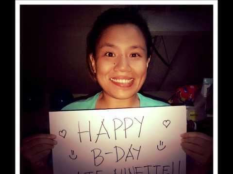 Happy Birthday Ninette Ko. Ü♡ü
