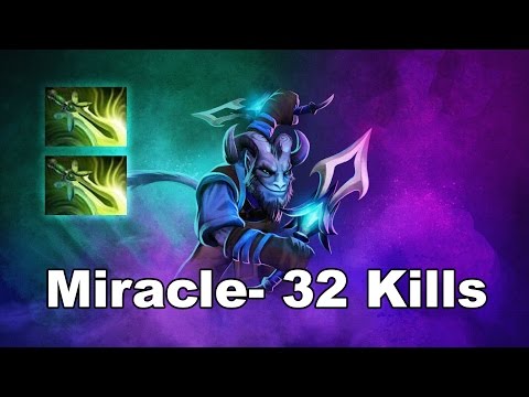 Miracle- 32 Kills Riki - 9.1K MMR 7.03 Dota 2
