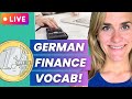 B2 Deutsch Livestream Geld Finanzen Im Alltag