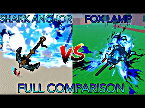 SHARK ANCHOR VS FOX LAMP IN BLOX FRUITS ( WHICH IS BETTER ! )