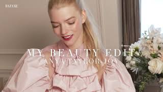 Аня Тейлор-Джой рассказывает о косметике, которую использует (русские субтитры)