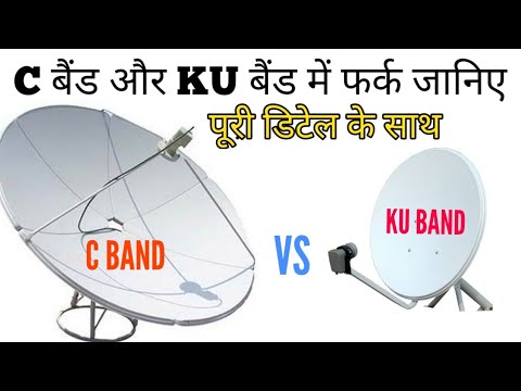 Difference between c band and ku band dish antenna and lnb
