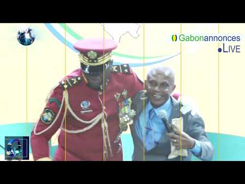 Emotions au Dialogue National - Nzalé - Le Président Brice Clotaire OLIGUI NGUEMA et André PEPE NZE