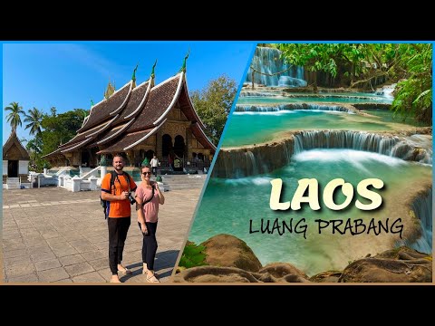 LAOS: Luang Prabang & BIZARRE Kuang Si WATERFALL - Ultimate TRAVEL Guide