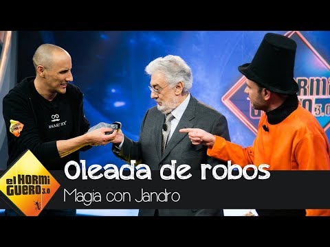Oleada de robos con Jandro, el campeón del mundo de magia y Plácido Domingo - El Hormiguero 3.0