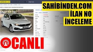 CANLI YAYIN -  Sahibinden.com 2. El Oto İlanları İnceleme - 13 Mayıs 2