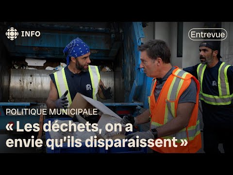 Patrice Roy picks up your trash: making garbage collection an election issue? | Elections