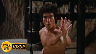 Bruce Lee vs Hans guards at the Underground base /