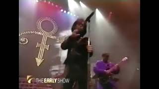 prince performing the song baby knows live on the early show