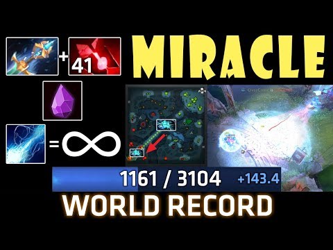 STORM SPIRIT X4 ULTRA KILL - WORLD RECORD 143 Mana/s By MIRACLE - Dota 2 7.07c