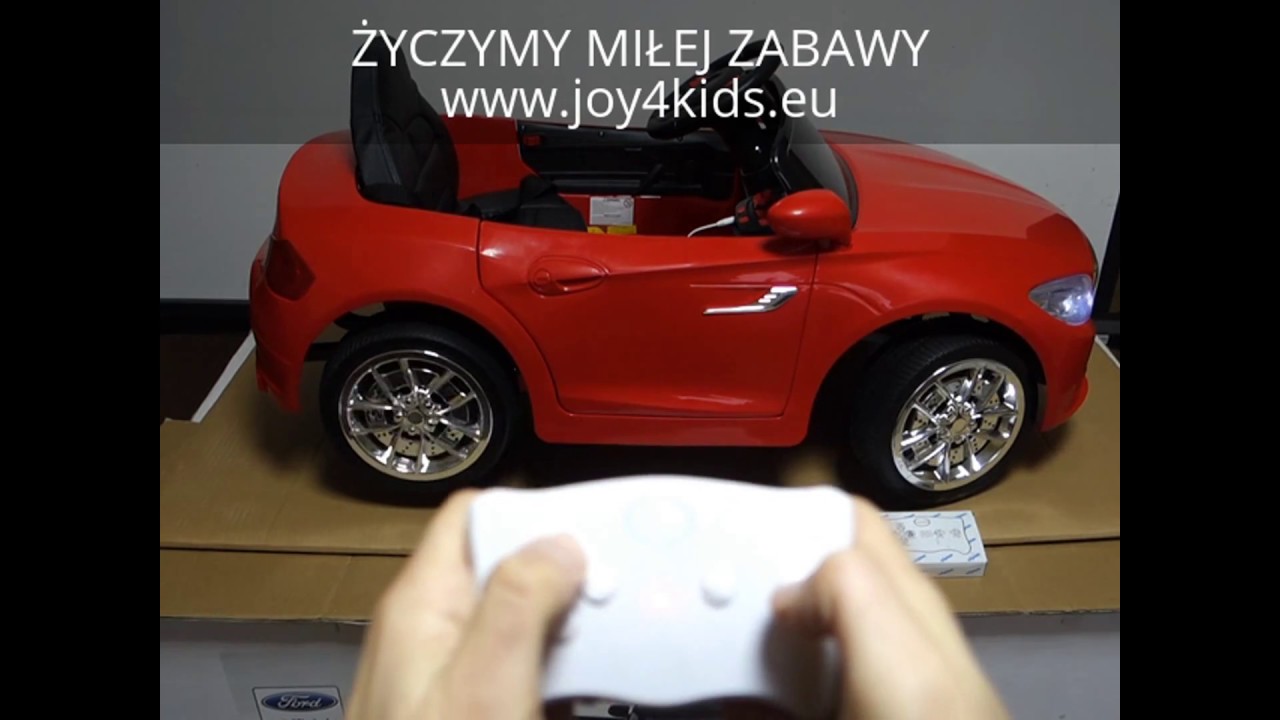 pilot 2.4G konfiguracja - proces parowania z autkiem www.joy4kids.eu