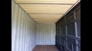 Isolation plafond container maritime / ceiling insulation shipping container