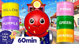 Color Train Song | +More Nursery Rhymes and Kids Songs | Little Baby Bum