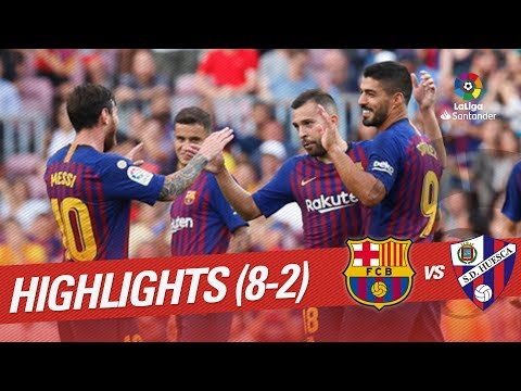 FC Barcelona 8-2 SD Sociedad Deportiva Huesca