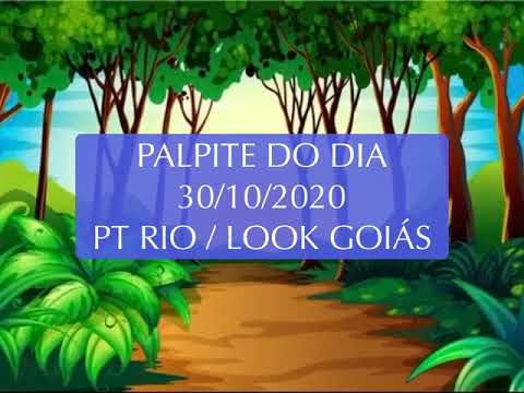 PALPITE JOGO DO BICHO 30/10/2020