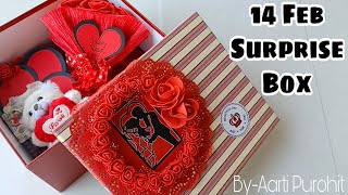 14Feb Surprise Love Box||Valentine week cards And More surprises Inside The Box||Valentine love box