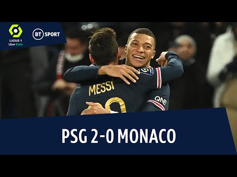 PSG vs Monaco (2-0) | Mbappe bags 100th league goal for the Parisians | Ligue 1 Highlights