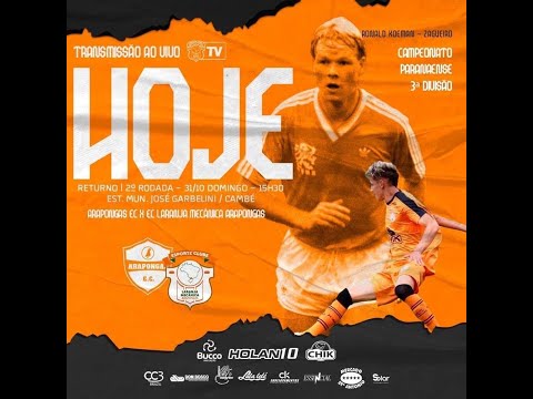 Arapongas EC   x   EC Laranja Mecânica Arapongas