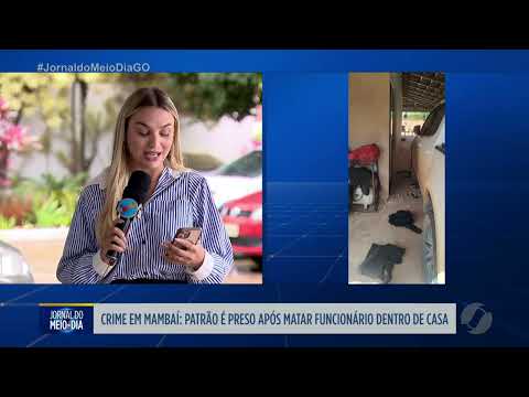 Patrão é preso após matar funcionário em Mambaí Goiás