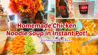 🐔HOMEMADE CHICKEN NOODLE TURMERIC SOUP! DON'T FEEL GOOD, MAKE THIS SOUP! EASY & DELICIOUS!