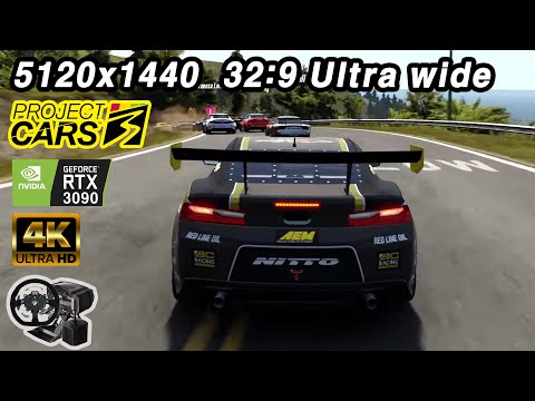 Project Cars 3 |  Camaro ZL1 5120x1440 California Highway Racing Wheel Ultra Wide 32:9 4k