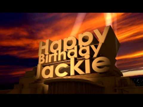 Happy Birthday Jackie