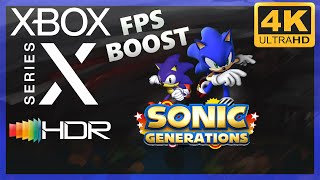 [4K/HDR] Sonic Generations / Xbox Series X Gameplay / FPS Boost 60fps !