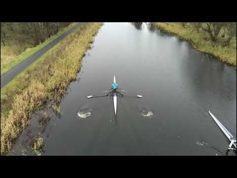 St Andrew Boat Club - leap-frogging singles at Auchinstarry
