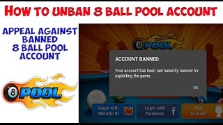 How to open Banned Account How to Appeal Against Banned 8 Ball Pool Account English Urdu Hindi