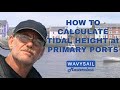 How To Calculate Tidal Heights At Primary Ports
