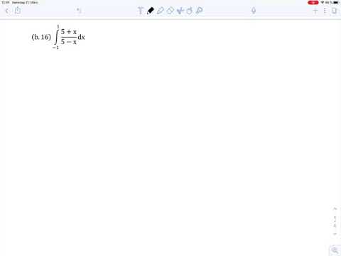 Übungsblatt2 Aufgabe b16 - Integration per Substitution