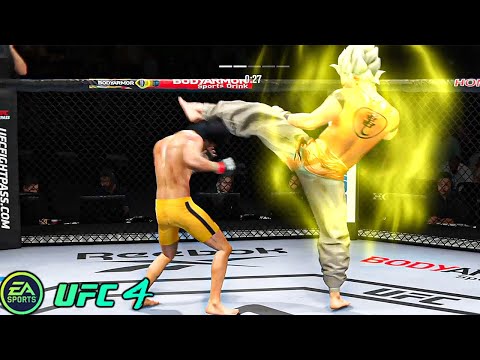 UFC 4 | Bruce Lee VS Son Goku(Dragon Ball) |  EA SPORTS UFC 4