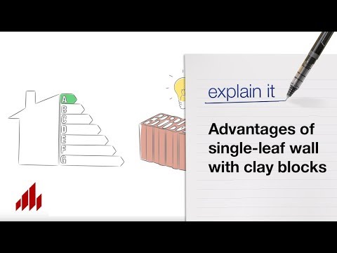 Advantages of single-leaf wall with clay blocks by Wienerberger