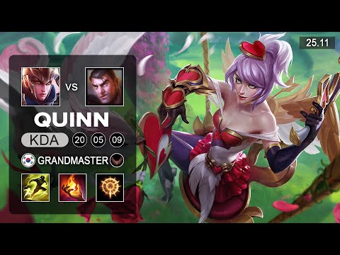 Quinn vs Jayce Top - KR Grandmaster - Patch 25.11 Season 15