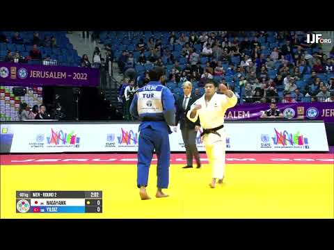 Masters 2022. 60 kg. R2. NAGAYAMA Ryuju (JPN) - YILDIZ Salih (TUR)