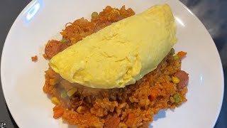 【料理・グルメ】子供のお昼ご飯に　ふわトロたまごのオムライスに挑戦