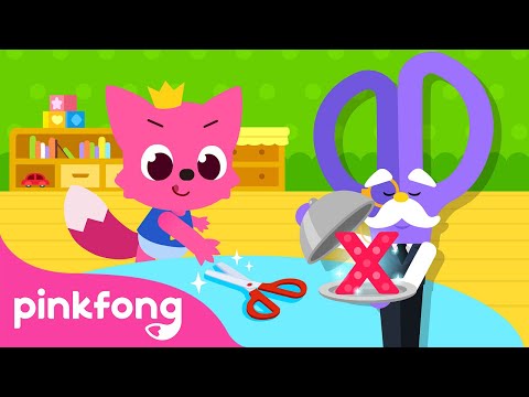 Snip Snap Scissors | Follow Scissors Safety tips! | How to use Everyday Items | Pinkfong Baby Shark