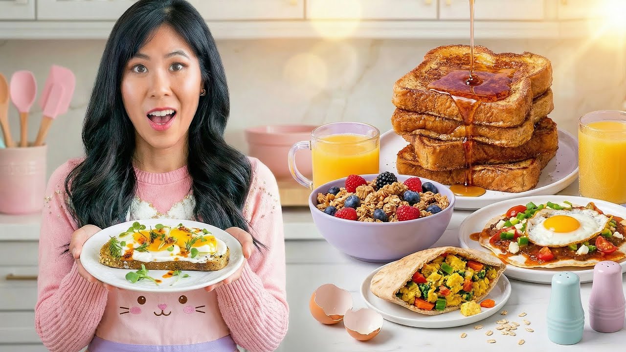 World's Best BREAKFAST RECIPES To Make at Home (5 Ways)!