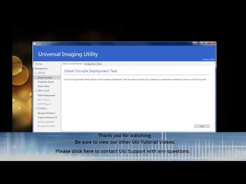 Ghost Console Integration with the UIU for Ghost