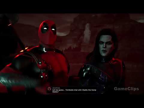 Venom And Deadpool Kill Dracula Scene 4K (2023) - Marvel's Midnight Suns