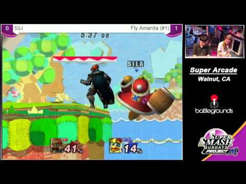 S2J vs Fly Amanita (#1) - Super Smash Sundays ProjectM 2/2/14