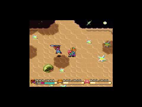 Secret of mana all charged attacks | all weapons