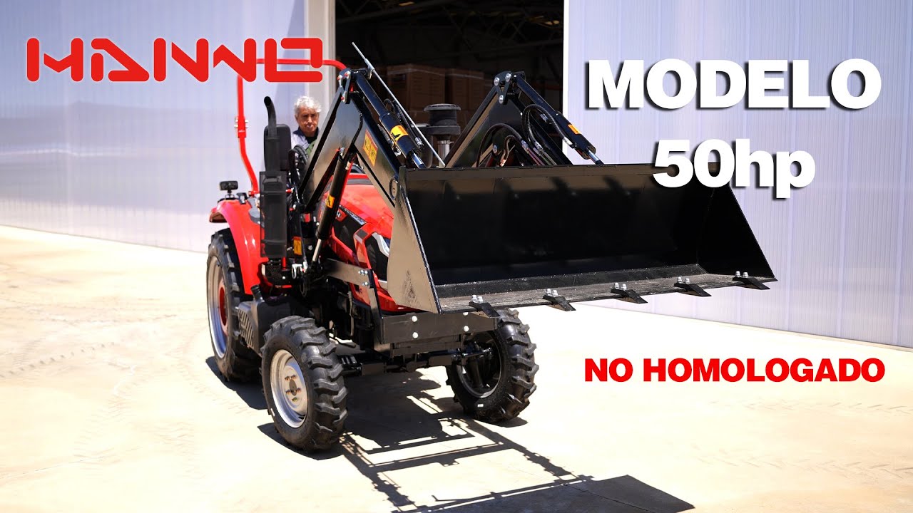 Tracteur de fruits Hanwo 504D 50 HP 4WD avec arceau de sécurité