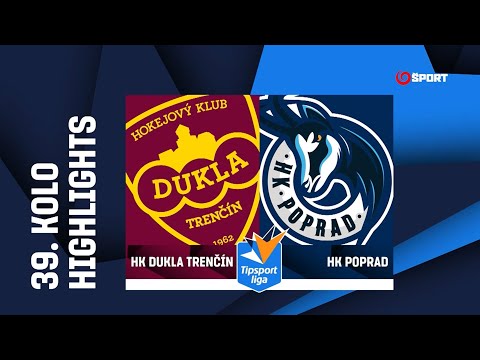 39. kolo: HK Dukla Trenčín – HK Poprad 1:3 (0:0, 0:1, 1:2)