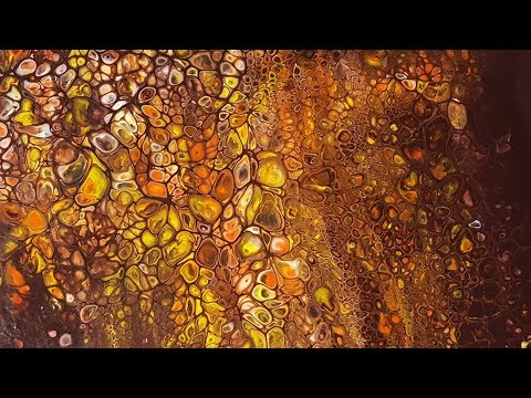 (62) Acrylic Pouring _ New Swipe Technique _ Designer Gemma77