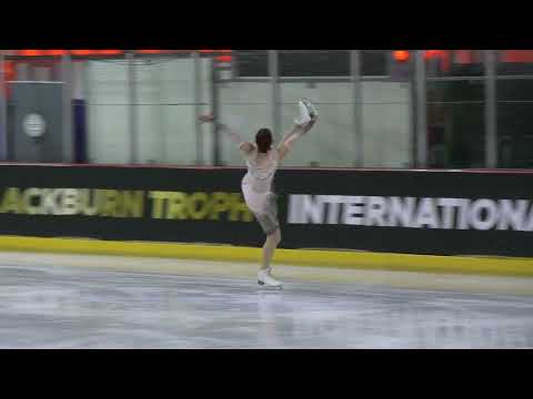 Marina Nikolova - Free Dance - Solo Ice Dance - Junior - Blackburn Trophy 2024