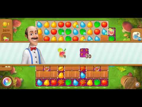 Gardenscapes Level 2079 Walkthrough "No Boosters Used"