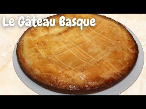Le Gâteau Basque (Gâteau Pâte Sablée à La Crème Pâtissière)