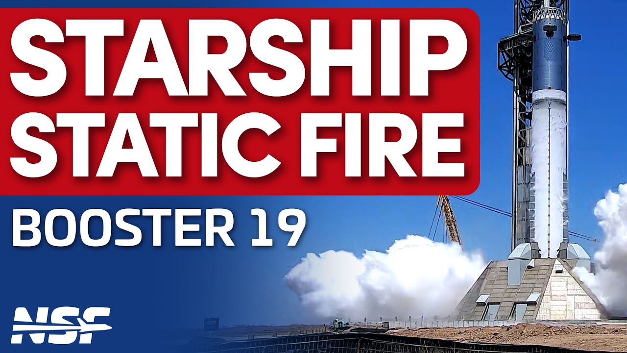 SpaceX attempts Booster 19 Static Fire